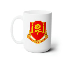 Load image into Gallery viewer, White Ceramic Mug 15oz - Army - 29th Field Artillery wo Txt