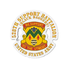 Load image into Gallery viewer, Die-Cut Magnets - Army - 528th Support Battalion - DUI - Black Daggers X 300