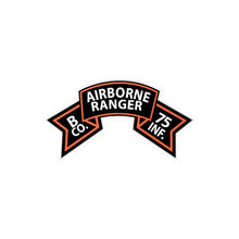 Load image into Gallery viewer, Kiss-Cut Vinyl Decals - SSI - B Co 75th Infantry (Ranger) Scroll X 300