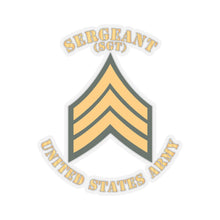 Load image into Gallery viewer, Kiss-Cut Stickers - Army - Sergeant - SGT - Flat X 300