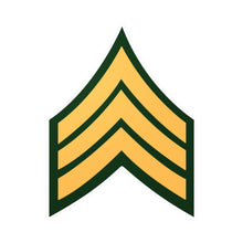 Load image into Gallery viewer, Kiss-Cut Vinyl Decals - Army - Sergeant E-5 (SGT) X 300