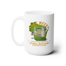 Load image into Gallery viewer, White Mug 15oz - Army - Ft McCoy WI - Sparta Military Resv