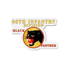 Load image into Gallery viewer, Die-Cut Magnets - Army - 66th Infantry Div - Black Panther X 300