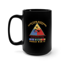 Load image into Gallery viewer, Black Mug 15oz - Army - 761st Tank Battalion - Black Panthers - w SSI WWII EU
