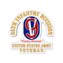 Load image into Gallery viewer, Die-Cut Magnets - Army - SSI - 95th Infantry Division - Victory Division - US Army Veteran X 300