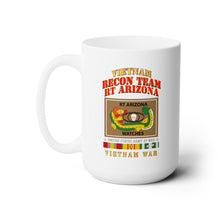 Load image into Gallery viewer, White Ceramic Mug 15oz - RECON TEAM - Recon Team - RT Arizona - Vietnam War w VN SVC