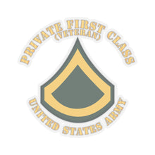 Load image into Gallery viewer, Kiss-Cut Stickers - Army - Private First Class - PFC - Veteran - Flat X 300