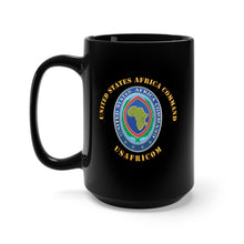Load image into Gallery viewer, Black Mug 15oz - Africa Command - DUI X 300