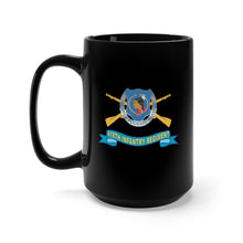 Load image into Gallery viewer, Black Mug 15oz - Army - 418th Infantry Regiment - DUI w Br - Ribbon X 300