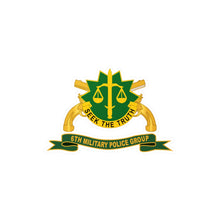 Load image into Gallery viewer, Kiss-Cut Vinyl Decals - Army - 6th Military Police Group w Br - Ribbon