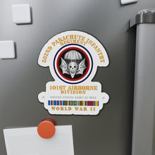 Load image into Gallery viewer, Die-Cut Magnets - Army - 502nd PIR 101st Airborne Div - WWII w EUR SVC