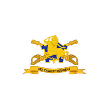 Load image into Gallery viewer, Kiss-Cut Vinyl Decals - Army - 9th Cavalry Regiment w Br - Ribbon