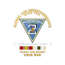 Load image into Gallery viewer, Kiss-Cut Vinyl Decals - Navy - Patrol and Reconnaissance Wing Two w COLD SVC