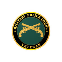 Load image into Gallery viewer, Kiss-Cut Vinyl Decals - Army - Military Police - Branch - Veteran X 300