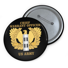 Load image into Gallery viewer, Custom Pin Buttons - Emblem - Warrant Officer - CW2