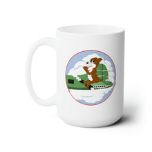 Load image into Gallery viewer, White Ceramic Mug 15oz - AAC - 414th Bombardment Squadron (Heavy) wo Txt
