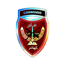 Load image into Gallery viewer, Holographic Die-cut Stickers - Afghan - Afghanistan War- ANA Commando Brigade - SSI wo Txt