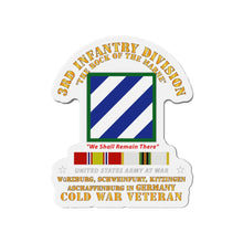 Load image into Gallery viewer, Die-Cut Magnets - 3rd ID - Germany w Cold War SVC