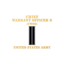 Load image into Gallery viewer, Kiss-Cut Vinyl Decals - Army - Chief Warrant Officer 6 - CW06 - Flat - X 300