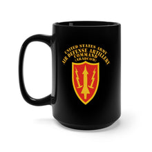 Load image into Gallery viewer, Black Mug (11oz, 15oz) - SSI - United States Army Air Defense Artillery Command - ARADCOM
