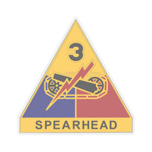 Load image into Gallery viewer, Kiss-Cut Stickers - Army - DUI - 3rd Armored Division X 300