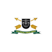 Load image into Gallery viewer, Kiss-Cut Vinyl Decals - Army - 5th Special Forces Group - Flash w Br - Ribbon X 300