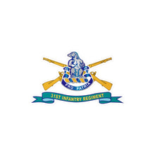 Load image into Gallery viewer, Kiss-Cut Vinyl Decals - Army - 31st Infantry Regiment w Br - Ribbon X 300