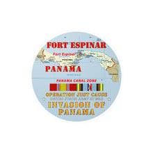 Load image into Gallery viewer, Kiss-Cut Vinyl Decals - Just Cause - Fort Espinar - CZ w Map w Svc Ribbons