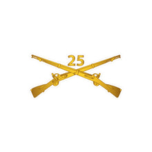 Load image into Gallery viewer, Kiss-Cut Vinyl Decals - Army - 25th Infantry Regiment Branch wo Txt