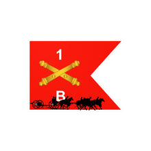 Load image into Gallery viewer, Kiss-Cut Vinyl Decals - Union Army - Bravo Battery 1st Rhode Island Light Artillery with Guidon in Back