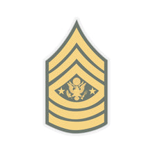 Load image into Gallery viewer, Kiss-Cut Stickers - Army - Sgt Major of the Army E-9 (SMA) X 300