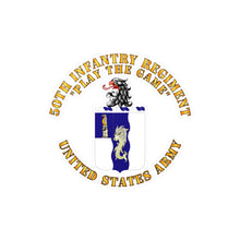 Load image into Gallery viewer, Kiss-Cut Vinyl Decals - Army - COA - 50th Infantry Regiment - Play the Game