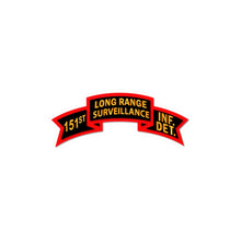 Load image into Gallery viewer, Kiss-Cut Vinyl Decals - SOF - 151st Inf - LRSU Scroll - Surveillance X 300