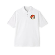 Load image into Gallery viewer, Men's Piqué Polo - 10th Cavalry Regiment - Fort Supply, OK - Buffalo Soldiers w Cav Branch