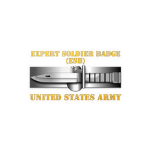 Load image into Gallery viewer, Kiss-Cut Vinyl Decals - Army - Expert Soldier Badge