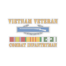 Load image into Gallery viewer, Kiss-Cut Stickers - Vietnam Veteran - Cbt Infantryman w CIB VN SVC X 300