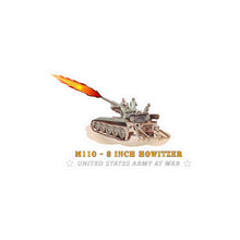 Load image into Gallery viewer, Kiss-Cut Vinyl Decals - Army - M110 - 8 Inch - Crew Firing