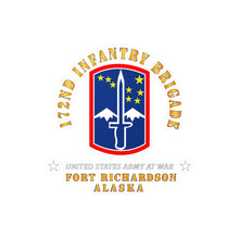 Load image into Gallery viewer, Kiss-Cut Vinyl Decals - Army - 172nd In Bde - Ft Richardson AK X 300