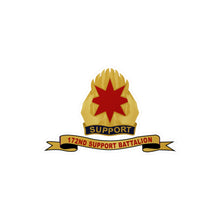 Load image into Gallery viewer, Kiss-Cut Vinyl Decals - Army - 172nd Support Battalion - DUI w Br - Ribbon X 300