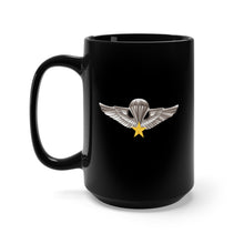 Load image into Gallery viewer, Black Mug 15oz - Vietnam - Vietnam Airborne Qualification Badge X 300
