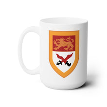 Load image into Gallery viewer, White Ceramic Mug 15oz - Army - 15th Cavalry Regiment - SSI wo Txt