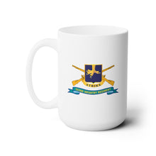 Load image into Gallery viewer, White Mug 15oz - Army - 502nd Infantry Regiment - DUI w Br - Ribbon