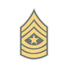 Load image into Gallery viewer, Kiss-Cut Stickers - Army - Sergeant Major E-9 (SGM) X 300