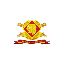 Load image into Gallery viewer, Kiss-Cut Vinyl Decals - Army - 45th Artillery Brigade w Br - Ribbon