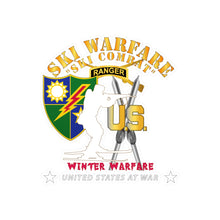 Load image into Gallery viewer, Kiss-Cut Vinyl Decals - SOF - Ranger Tab - Ski Warfare - Ski Combat - Winter Warfare X 300