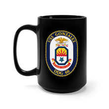 Load image into Gallery viewer, Black Mug 15oz - Navy - USS Gonzalez (DDG 66) wo Txt