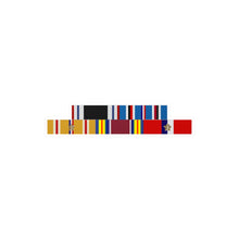 Load image into Gallery viewer, Kiss-Cut Vinyl Decals - Army - WWII POW Service Ribbons Bar w Philippines SVC (Pacific Theater)