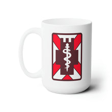 Load image into Gallery viewer, White Ceramic Mug 15oz - Army - 5th Medical Brigade wo Txt