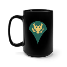 Load image into Gallery viewer, Black Mug 15oz - Army - Enlisted - SPC 4 - Specialist 4 - Std wo Txt X 300