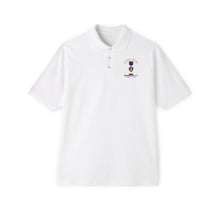 Load image into Gallery viewer, Men's Piqué Polo - Purple Heart - WIA w Korean War w Purple Heart